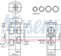 фото thumb №10, Nissens клапан расширительный кондиционера bmw z4 e89 2.0 2.5 3.0