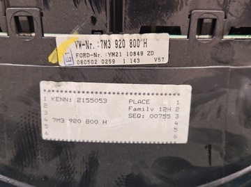 фото thumb №6, Спидометр vw sharan i 7m3920800h 1.9 tdi европа
