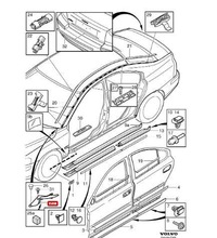 фото thumb №9, Новий volvo v70 mk2 лівий канал odwodniowy 8663894
