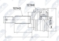 фото thumb №4, Nty npz-hy-544 набор шарнир, wał приводной