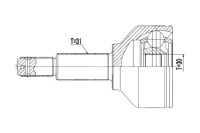 фото thumb №5, Шарнир наружный ford transit 2.2tdci 12- transit custom 2.2tdci