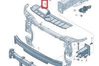 фото thumb №8, Audi q5 fy верхний защита радиатора 80a807081 nowa оригинальная 2018