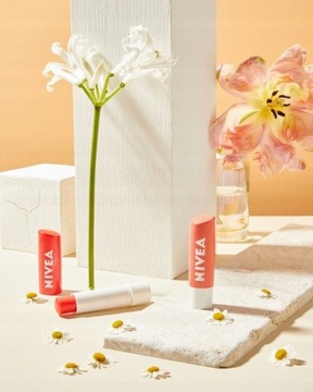 NIVEA Защитная губная помада, 2 шт., набор с персиковым блеском