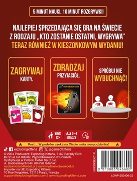 Gra EKSPLODUJĄCE KOTKI Grab & Game wydanie PL