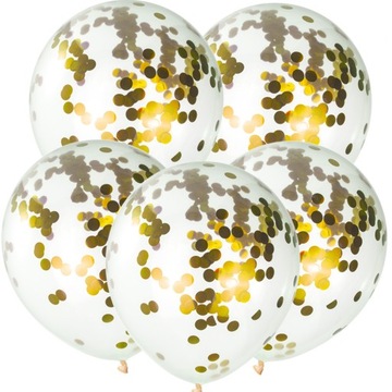 Balony Urodzinowe Złote Czarne Na 50 Urodziny