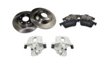 фото thumb №1, Суппорт задняя l+p тормозные диски тормозные колодки volvo v50 s40 ii c30