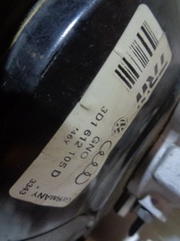 фото thumb №9, Усилитель тормозов тормозные vw phaeton ii 10-15 3d1612105d