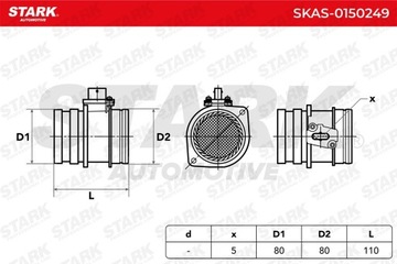 фото thumb №11, Stark skas-0150249 витратомір масовий повітря do vw golf vi 5k1