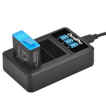 3-канальное светодиодное зарядное устройство для GoPro Hero 9 10 11 12