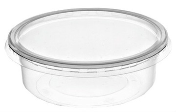 Pojemnik OKRĄGŁY 125 ml PP + wiekczko 100 szt.