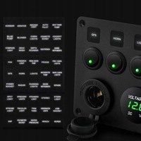 фото thumb №12, Панель переключателей 12-24v usb переключатели выключатель