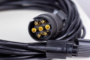 Zestaw świateł do przyczepy: Lampy tylne LED + obrysowe LED + wiązka 7m