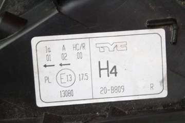 фото thumb №8, Фара правый лампа перед eu peugeot partner 2 ii 08-12