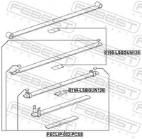 фото thumb №3, Перехідник ресора 0199-lsbgun126 febest toyota