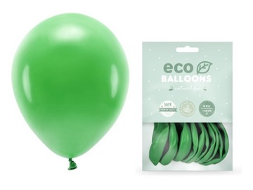 Balony Eco pastelowe zielona trawa zielony 10szt