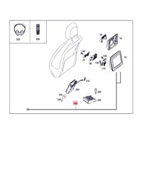 фото thumb №9, Дисплей lcd экран подголовник mercedes ml w164 gl x164 a1644409809