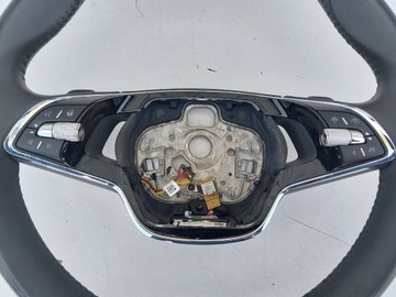 фото thumb №10, Кермо шкіра з підігрівом пелюстки skoda octavia iv