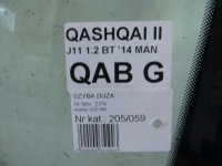 фото thumb №11, Nissan qashqai j11 стекло лобовое передняя с подогревом 13-