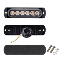 4x led лампа помаранчева błyskowa попереджувальна pilot stroboskop programy Київ, фото thumb