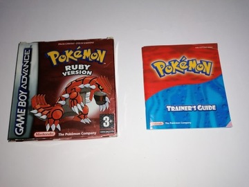 POKEMON RUBY GAMEBOY ADVANCE BOX + ЗАЩИТНИК