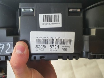 фото thumb №6, Спідометр  манометр прилади vw passat b6 3c0920872h