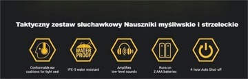 EARMOR Электронные наушники с шумоподавлением