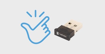 Адаптер BLUETOOTH USB NANO NATEC FLY V5.0 CLASS II