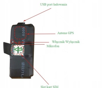 MINI LOKALIZATOR GPS + AGPS + LBS + WIFI PODSŁUCH