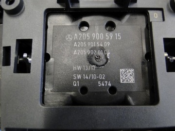 фото thumb №8, Mercedes c 205 панель пепельница туннель дерево