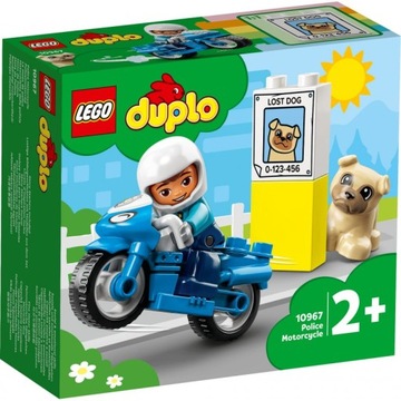 LEGO DUPLO Полицейский мотоцикл 10967 (5 деталей) 2+