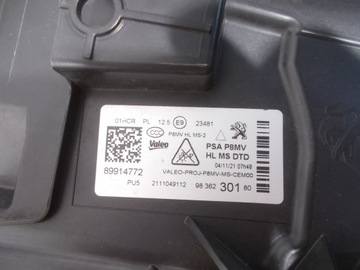 фото thumb №16, Peugeot 3008 ii 5008 ii рестайлинг полный led 20-24 9836230180 оригинал европа