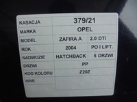 фото thumb №6, Дверь передние правое opel zafira a z20z