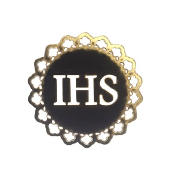 Декоративная ХОРОСТИНА для боковой части торта IHS СВЯТОЕ ПРИЧАСТИЕ. ЗОЛОТОЙ