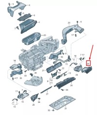 фото thumb №1, Audi e-tron gen левая приборная панель приборная воздуховод воздуха rhd 4kr8209026ps