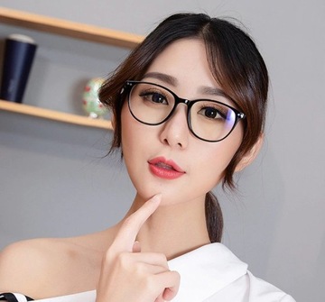 OKULARY KOREKCYJNE PLUSY niebieskie +4