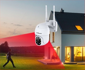БЕСПРОВОДНАЯ WIFI НАРУЖНАЯ IP PTZ-КАМЕРА 4MPX ПРИЛОЖЕНИЕ TUYA ANOMATEC