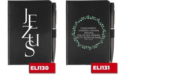 NOTES A6 + DŁUGOPIS Prezent Religijne CYTATY Wzory