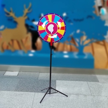 Koło loterii z trójkątnym stojakiem podłogowym 60cm 100-180cm