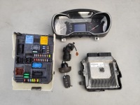 фото thumb №1, Citroen c3 iii 1.2 thp бортовой компьютер bsi набор стартовый ключ замок зажигания