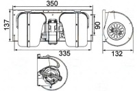 Купити Behr-hella вентилятор повітродувка behr hella 1672646, фото thumb