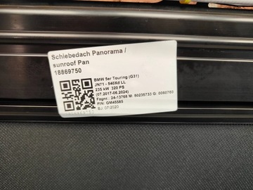 фото thumb №8, Люк панорама скляний дах bmw g31 touring 8070628