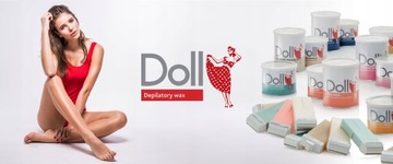 DOLL Xanitalia ZESTAW DO DEPILACJI WOSKIEM 2x wosk w rolce + PODGRZEWACZ