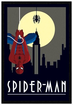 Постер в стиле арт-деко Marvel Spider Man 61x91,5 см
