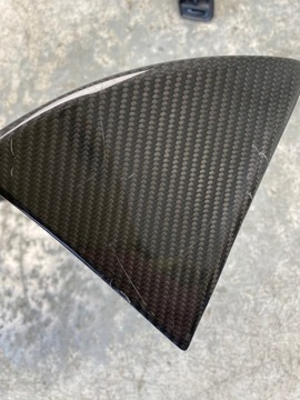 фото thumb №7, Audi r8 plus 4s решітка повітропровід права середня захист планка спідометра карбон