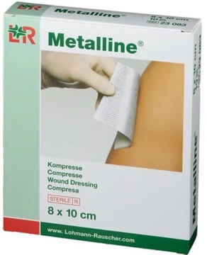 Компресс L&R Metalline 8см х 10см 10шт.