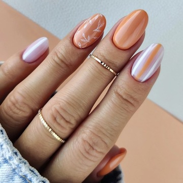 SEMILAC 600 Гибридный лак для ногтей Apricot Crush 7 мл Персик