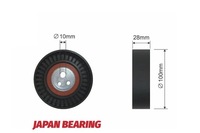 фото thumb №1, Ролик натягувача ремінь багаторучейковий alfa romeo 166, fiat marea, lancia kap