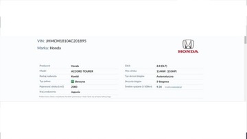 фото thumb №9, Honda accord універсал 04 b92p бампер зад задній