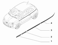фото thumb №7, Nakejka крыла левый задняя fiat 500 07-12 51932134