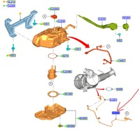 фото thumb №1, Шланг wąż adblue ford transit mk7 tourneo custom